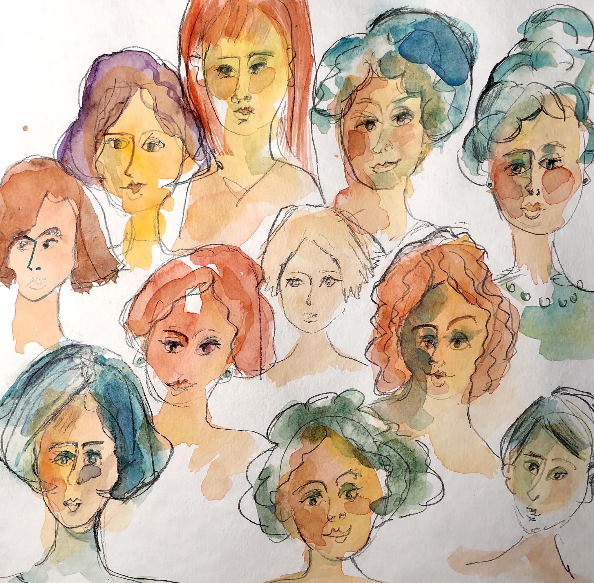 Bücher lesen und Flecken malen